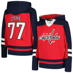 TJ Oshie Washington Capitals Youth Ageless Must-Have V-Neck Name & Number Pullover Hoodie -  NHL Hoodies