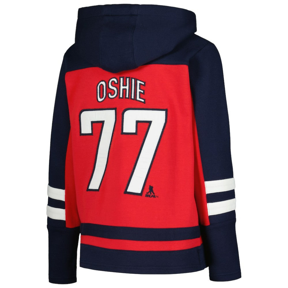 TJ Oshie Washington Capitals Youth Ageless Must-Have V-Neck Name & Number Pullover Hoodie -  NHL Hoodies