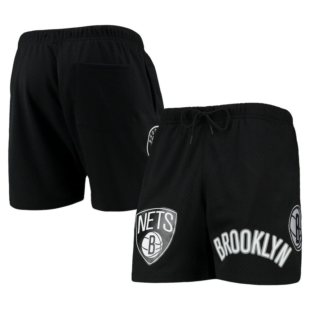 Black Brooklyn Nets Pro Standard Mesh Capsule Shorts | NBA