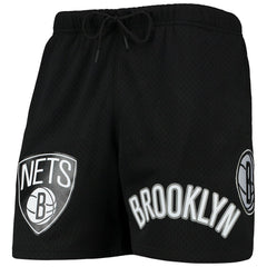 Black Brooklyn Nets Pro Standard Mesh Capsule Shorts | NBA
