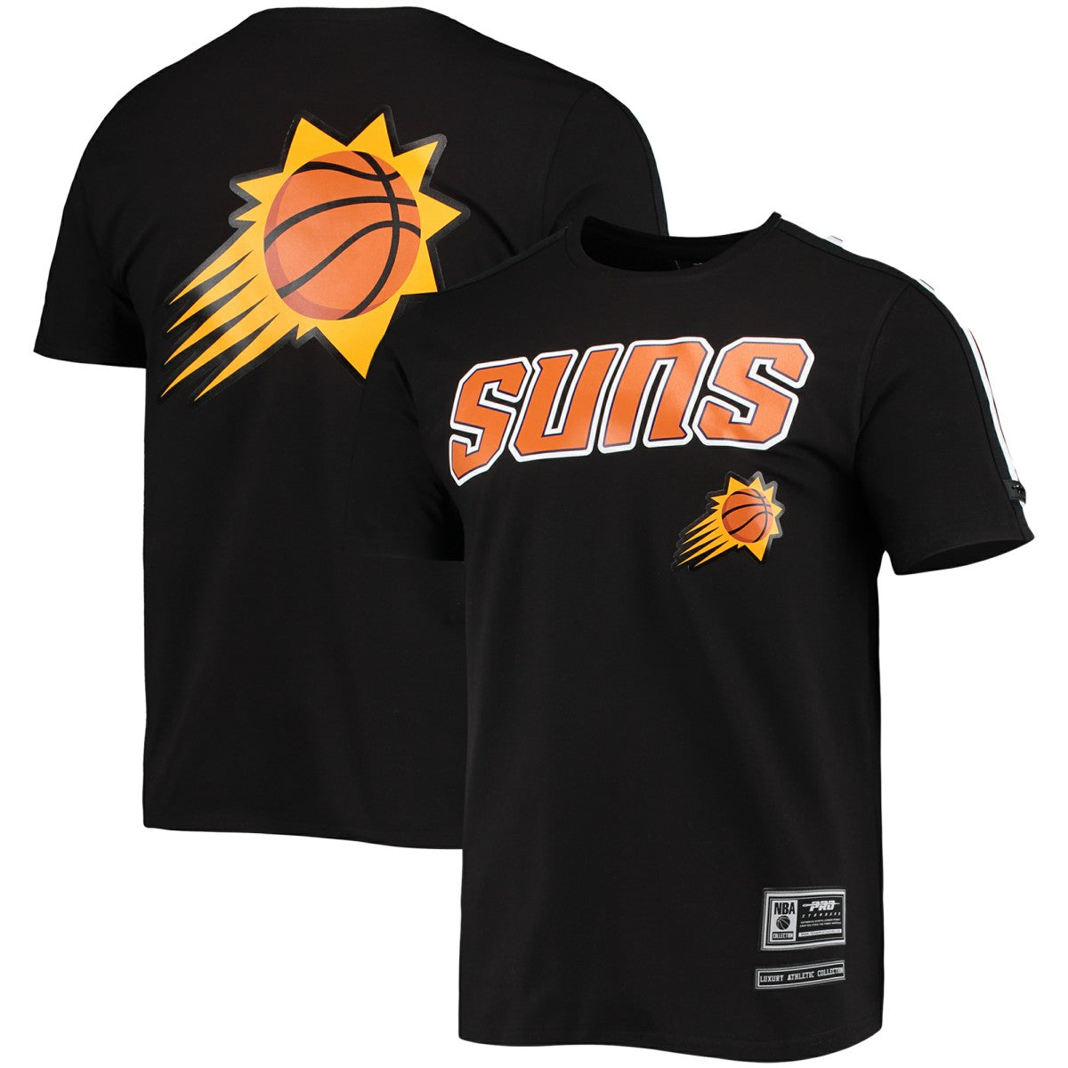 Black Phoenix Suns Pro Standard Men's Mesh Capsule Taping T-Shirt | NBA