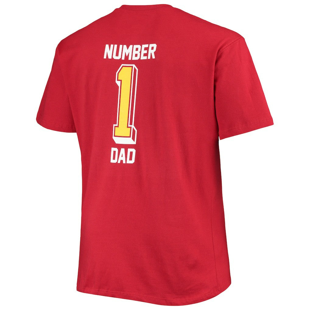Arizona Cardinals Big & Tall #1 Dad 2-Hit T-Shirt | NFL Discount
