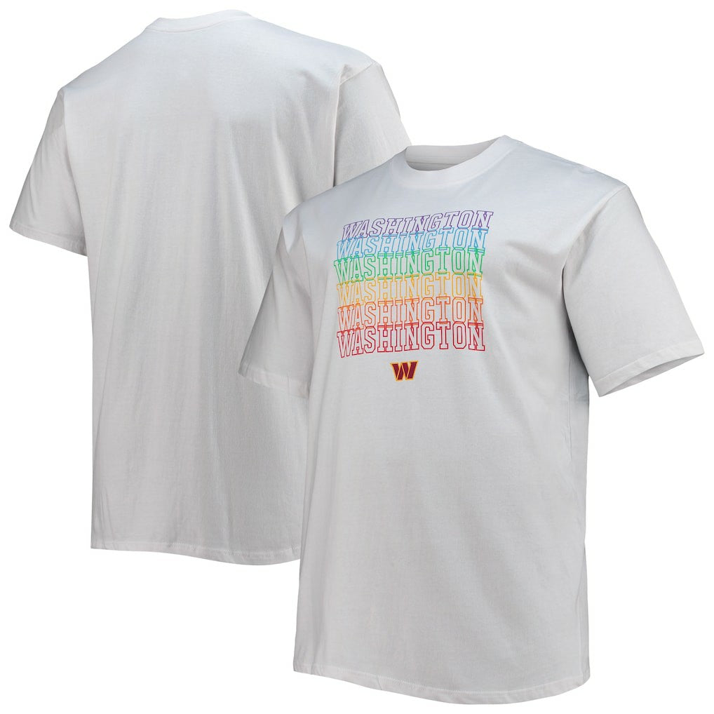 Washington Commanders Big & Tall City Pride T-Shirt | NFL Outlet
