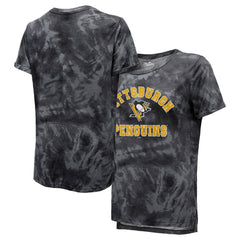 Pittsburgh Penguins Majestic Threads Women's Boyfriend Tie-Dye Tri-Blend T-Shirt -  NHL T-shirts
