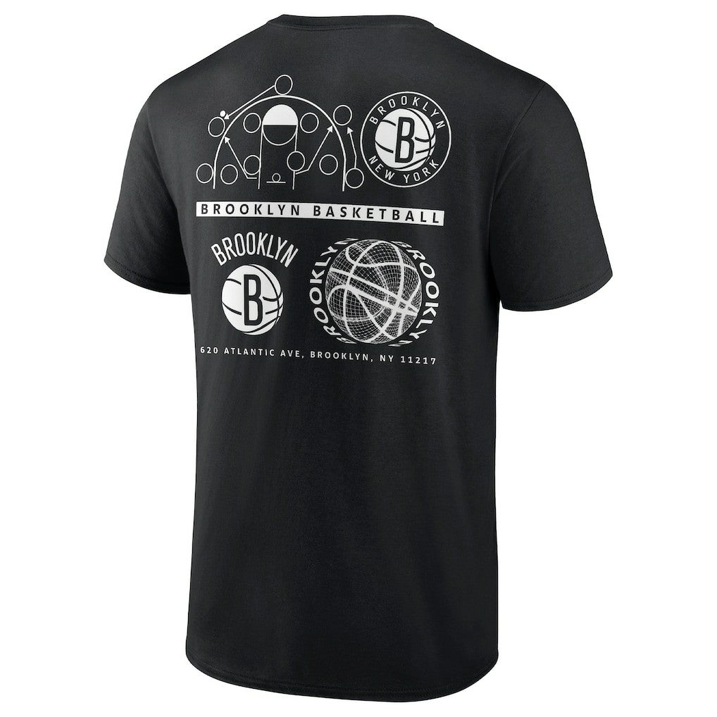 Black Brooklyn Nets Court Street Collective T-Shirt | NBA