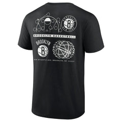 Black Brooklyn Nets Court Street Collective T-Shirt | NBA