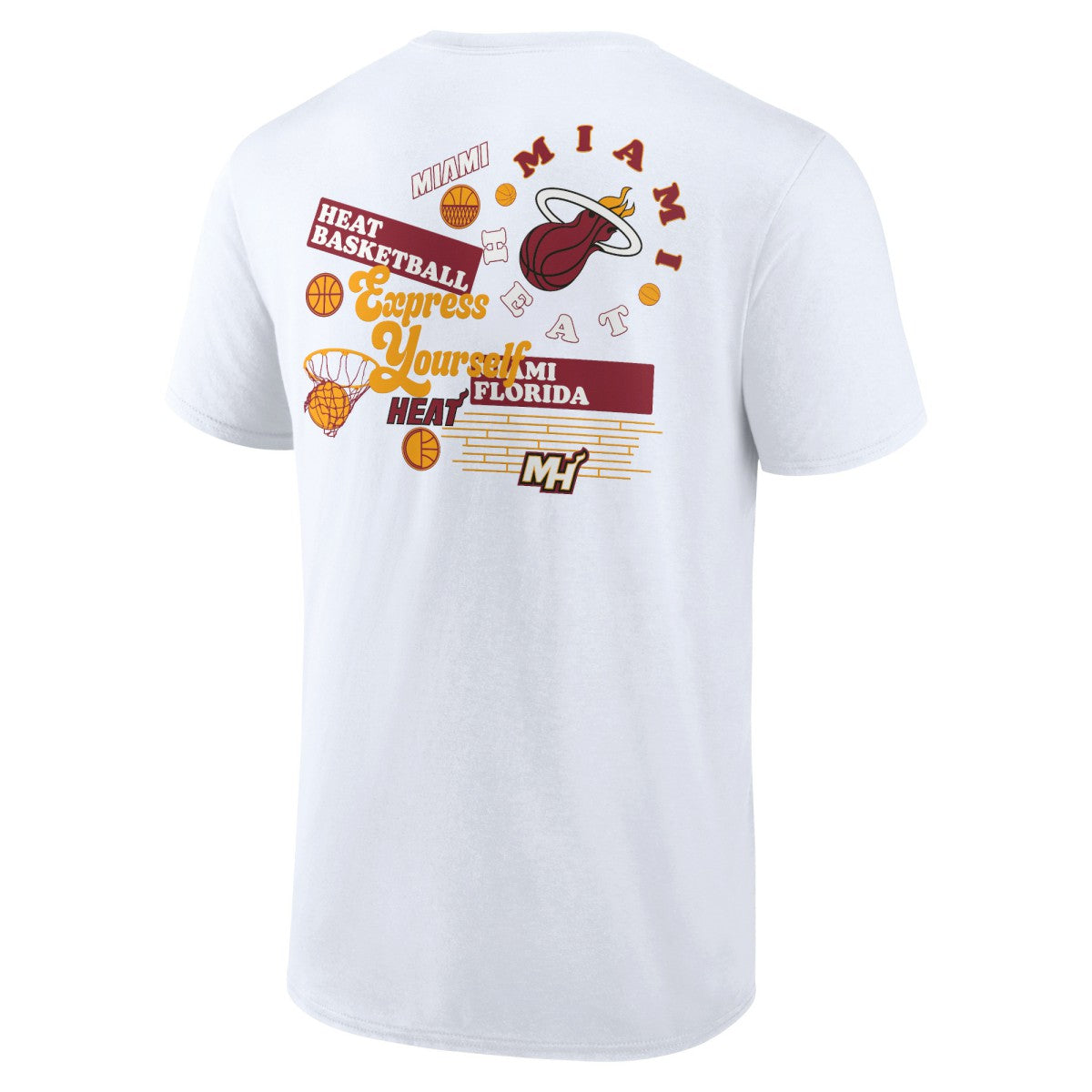 White Miami Heat Street Collective T-Shirt | NBA
