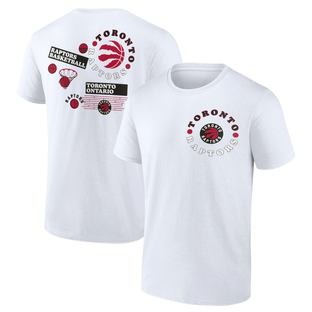 White Toronto Raptors Street Collective T-Shirt | NBA