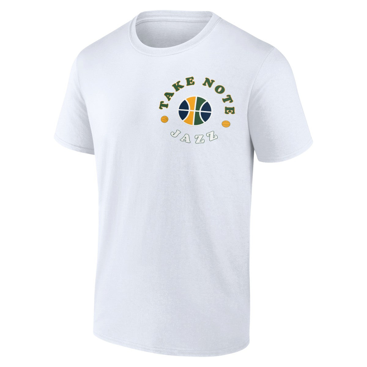 White Utah Jazz Street Collective T-Shirt | NBA