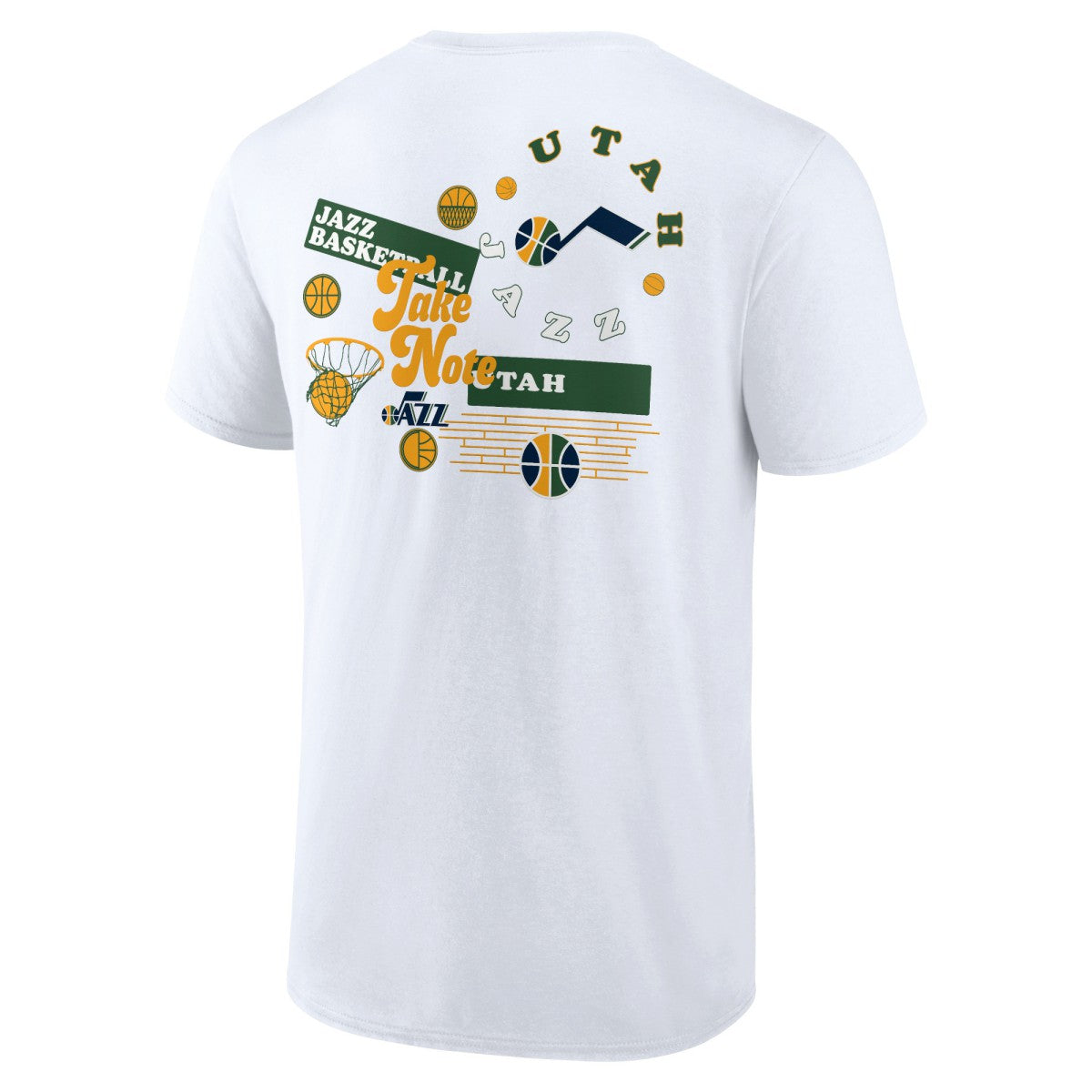 White Utah Jazz Street Collective T-Shirt | NBA