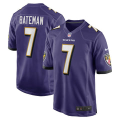 Baltimore Ravens Rashod Bateman  Game Player Jersey | NFL Sale