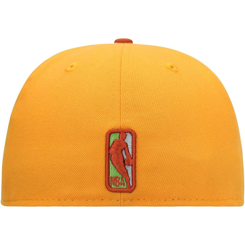 Gold/Rust Philadelphia 76ers 59FIFTY Fitted Hat | NBA