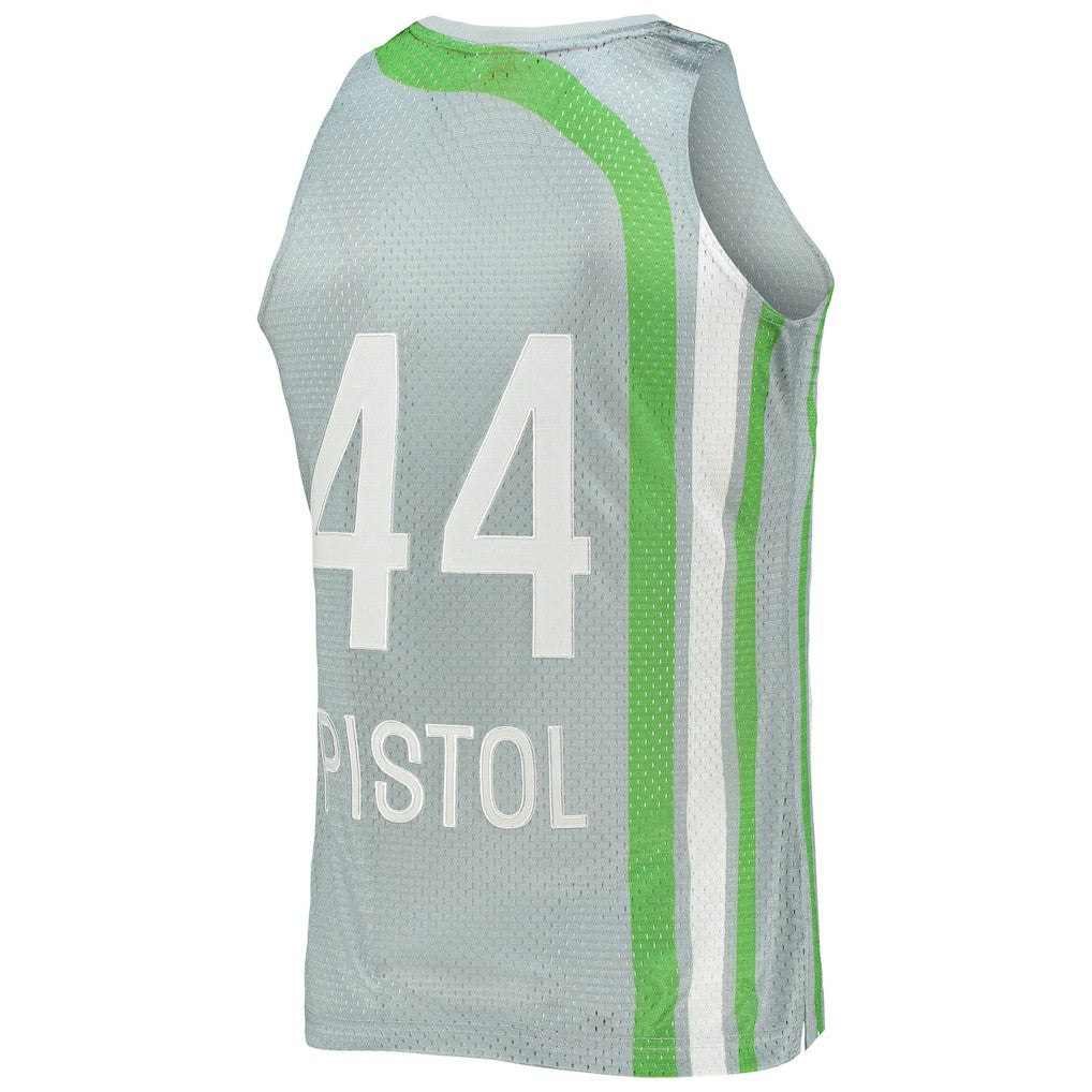 Silver Pete Maravich Atlanta Hawks 75th Anniversary 1971/72 Hardwood Classics Swingman Jersey | NBA