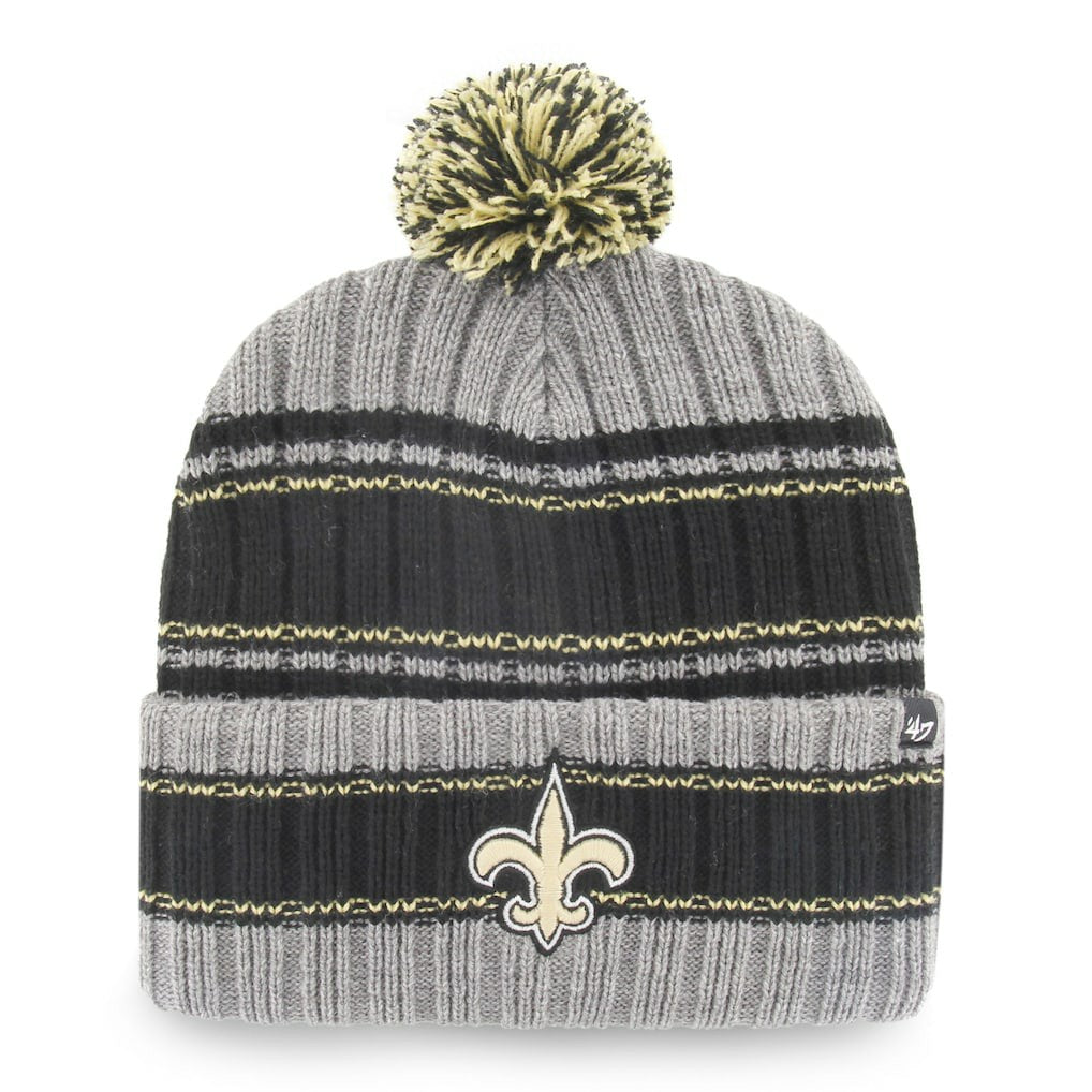 New Orleans Saints '47 Rexford Cuffed Knit Hat with Pom | NFL Online