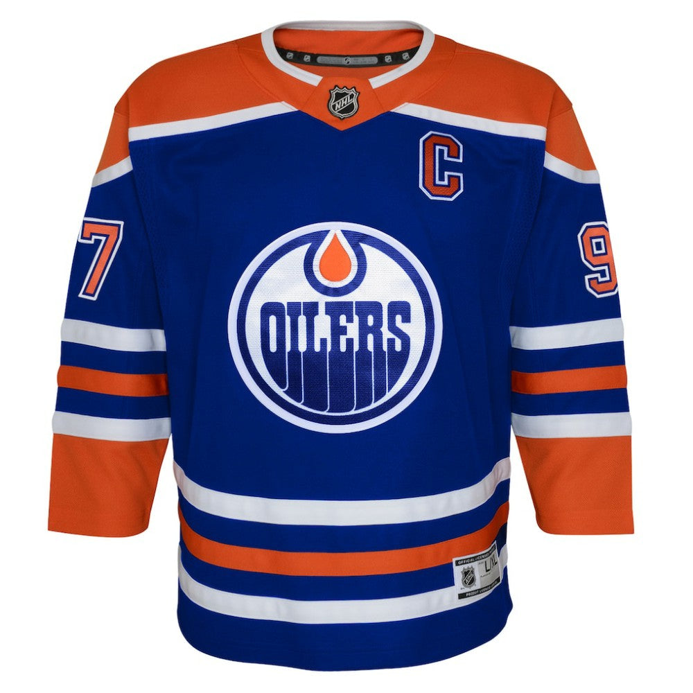 Connor McDavid Edmonton Oilers Youth Home Premier Player Jersey -  NHL Jerseys