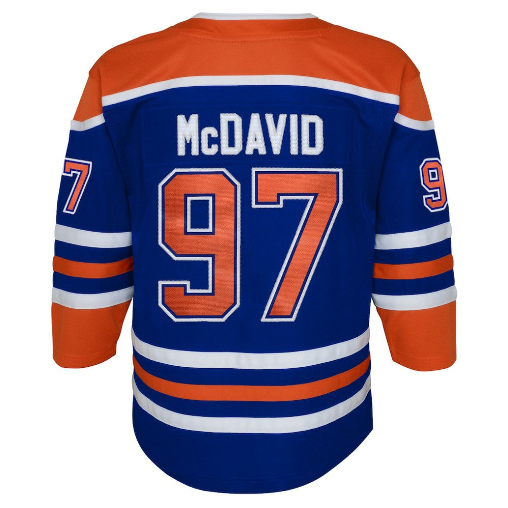 Connor McDavid Edmonton Oilers Youth Home Premier Player Jersey -  NHL Jerseys