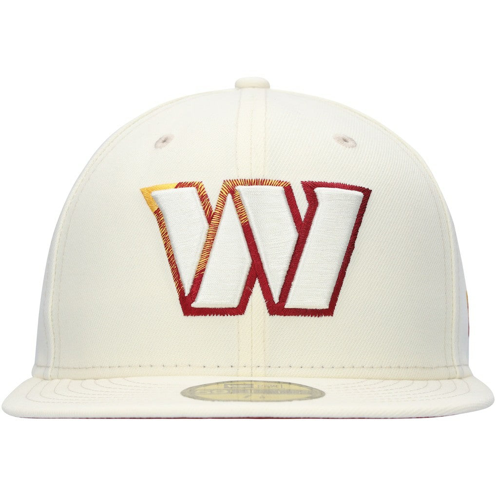 Washington Commanders Chrome Color Dim 59FIFTY Fitted Hat | NFL Sale