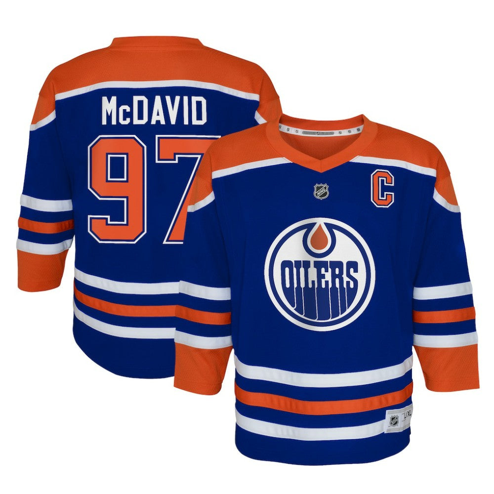 Connor McDavid Edmonton Oilers Youth Home Replica Player Jersey -  NHL Jerseys