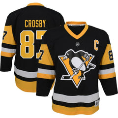 Sidney Crosby Pittsburgh Penguins Youth Captain Patch Home Replica Player Jersey -  NHL Jerseys