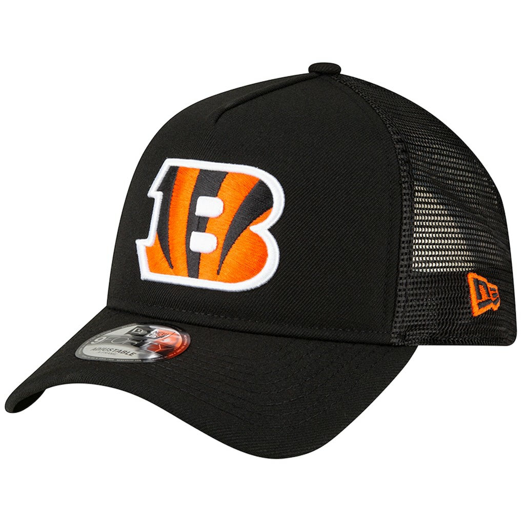 Cincinnati Bengals A-Frame Trucker 9FORTY Adjustable Hat | NFL Outlet