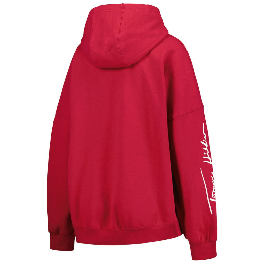 Arizona Cardinals Tommy Hilfiger Women's Becca Drop Shoulder Pullover Hoodie | NFL Online