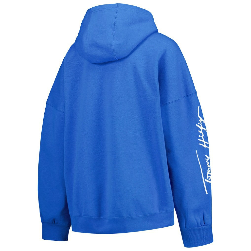 Los Angeles Chargers Tommy Hilfiger Women's Becca Drop Shoulder Pullover Hoodie | NFL Sale