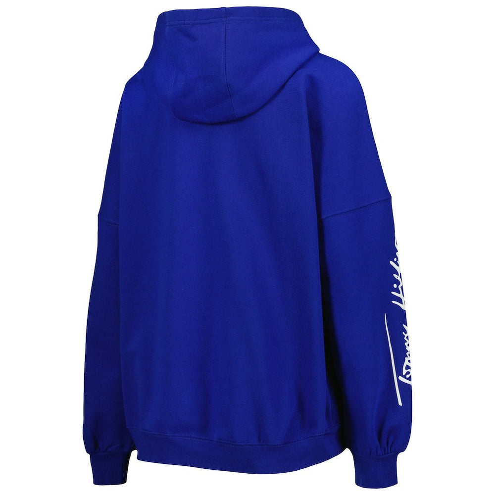 Indianapolis Colts Tommy Hilfiger Women's Becca Drop Shoulder Pullover Hoodie | NFL Outlet