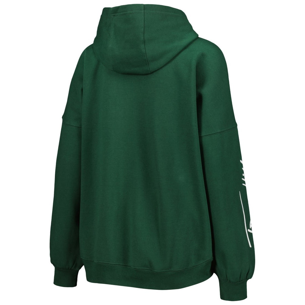 Green Bay Packers Tommy Hilfiger Women's Becca Drop Shoulder Pullover Hoodie | NFL Hot