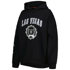 Las Vegas Raiders Tommy Hilfiger Women's Becca Drop Shoulder Pullover Hoodie | NFL US