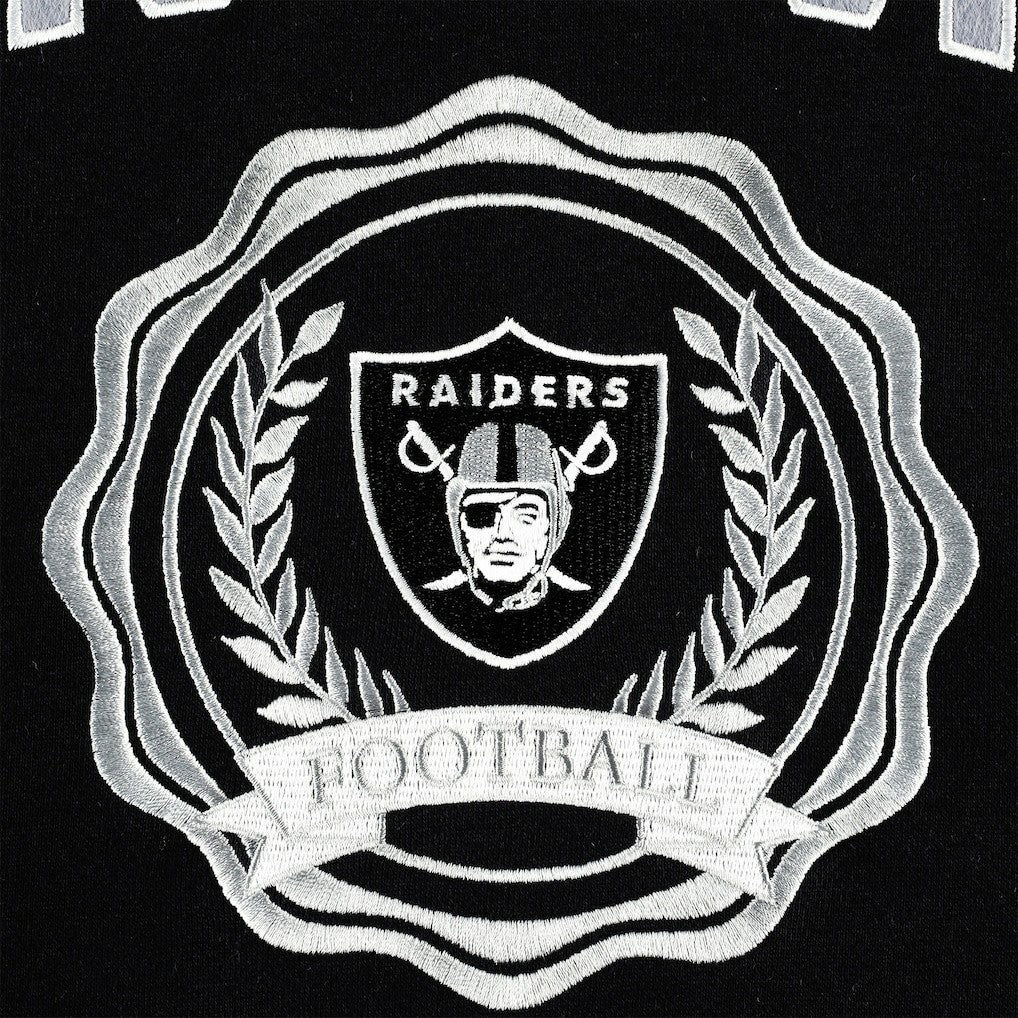 Las Vegas Raiders Tommy Hilfiger Women's Becca Drop Shoulder Pullover Hoodie | NFL US