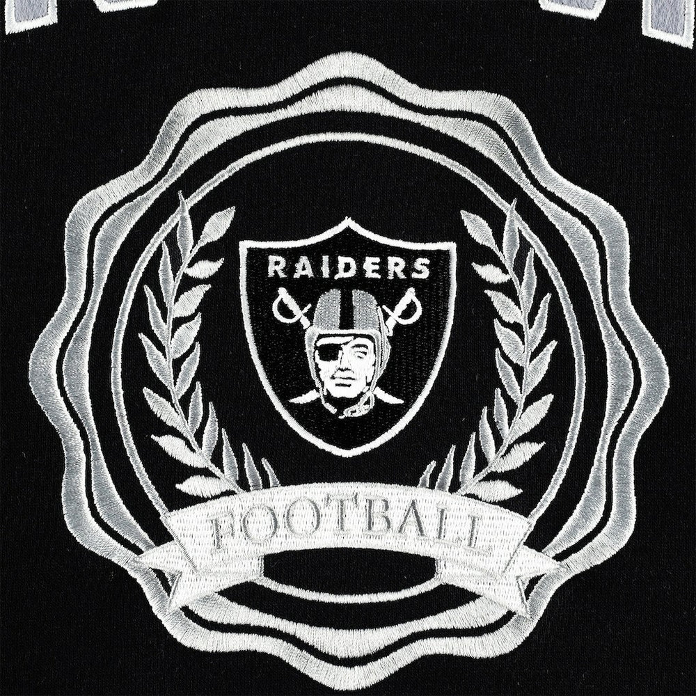 Las Vegas Raiders Tommy Hilfiger Women's Becca Drop Shoulder Pullover Hoodie | NFL US