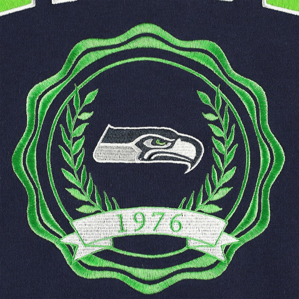 Seattle Seahawks Tommy Hilfiger Women's Becca Drop Shoulder Pullover Hoodie | NFL On sale