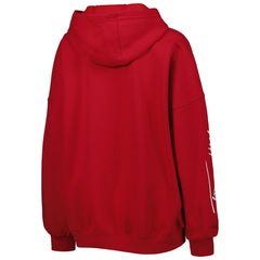 Tampa Bay Buccaneers Tommy Hilfiger Women's Becca Drop Shoulder Pullover Hoodie | NFL Online
