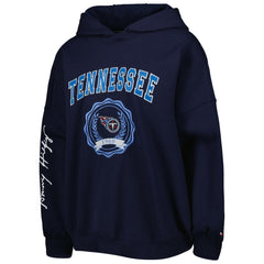 Tennessee Titans Tommy Hilfiger Women's Becca Drop Shoulder Pullover Hoodie | NFL Near me
