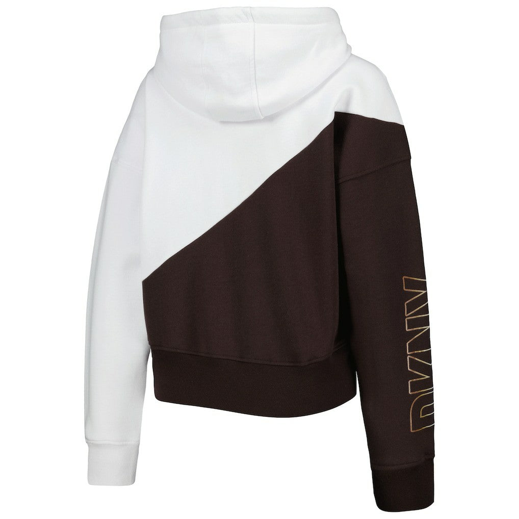 Cleveland Browns DKNY Sport Women's Bobbi Color Blocked Pullover Hoodie | NFL Sale