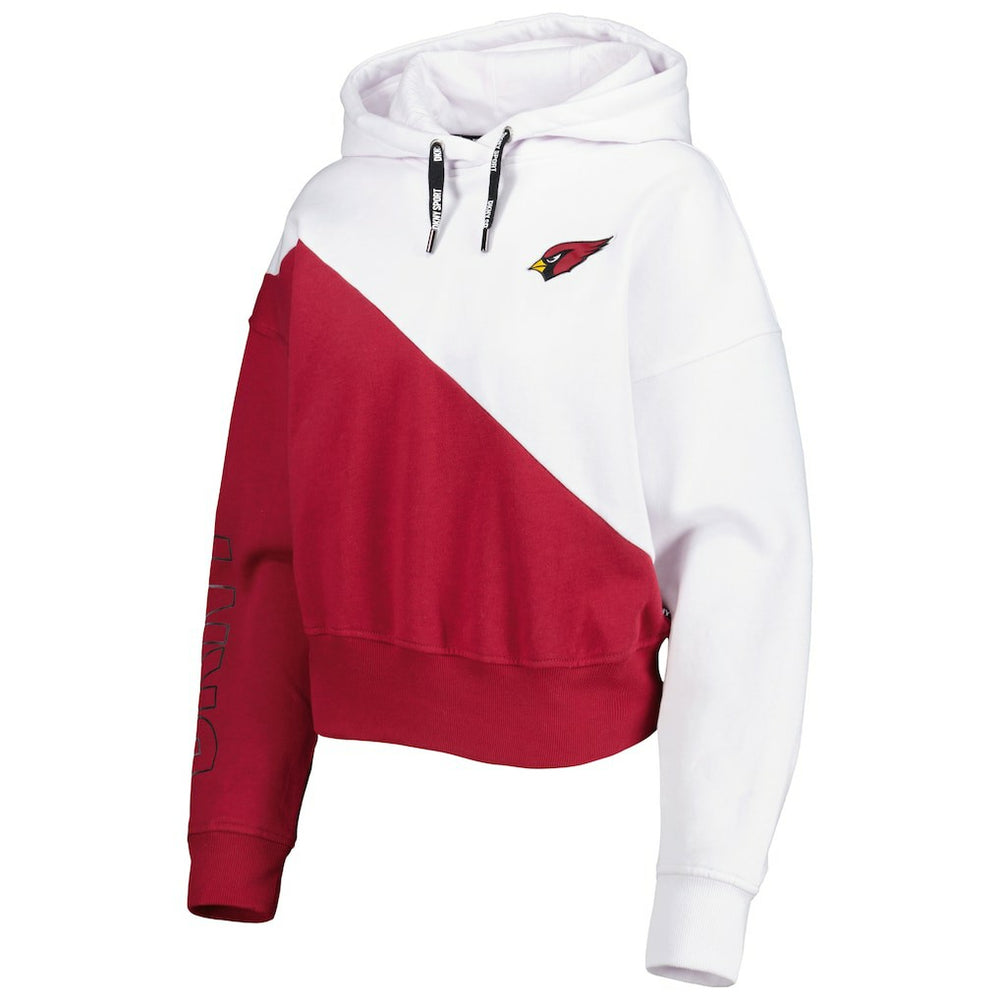 Arizona Cardinals DKNY Sport Women's Bobbi Color Blocked Pullover Hoodie | NFL Online