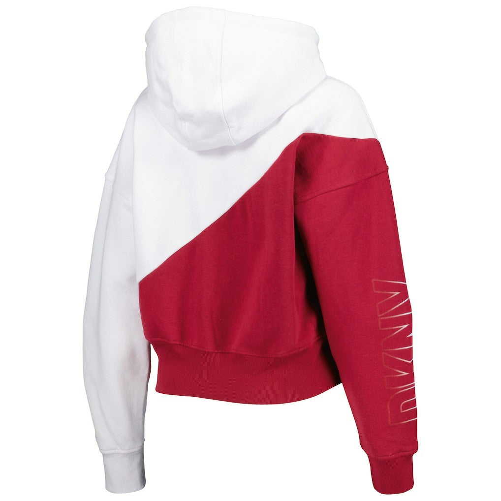 Arizona Cardinals DKNY Sport Women's Bobbi Color Blocked Pullover Hoodie | NFL Online