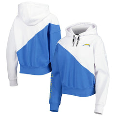 Los Angeles Chargers DKNY Sport Women's Bobbi Color Blocked Pullover Hoodie | NFL Outlet