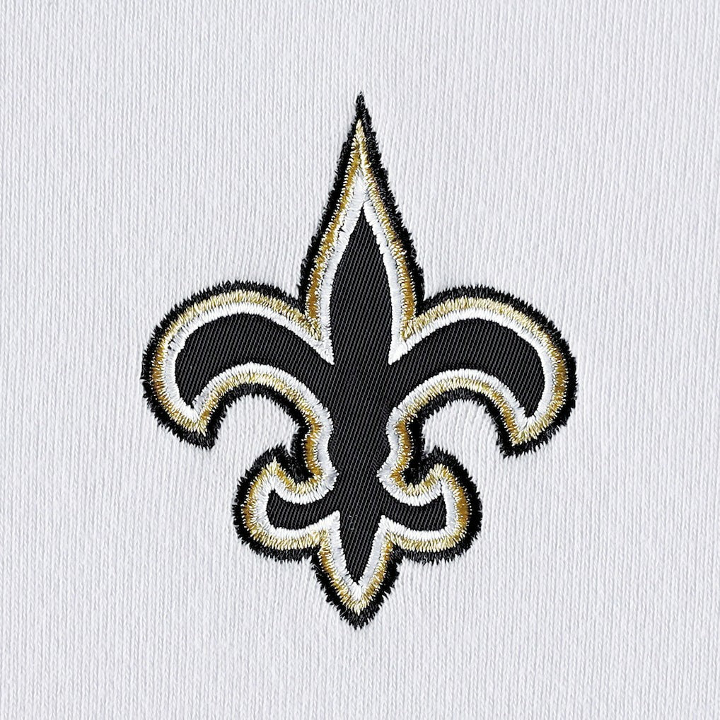New Orleans Saints DKNY Sport Women's Bobbi Color Blocked Pullover Hoodie | NFL On sale