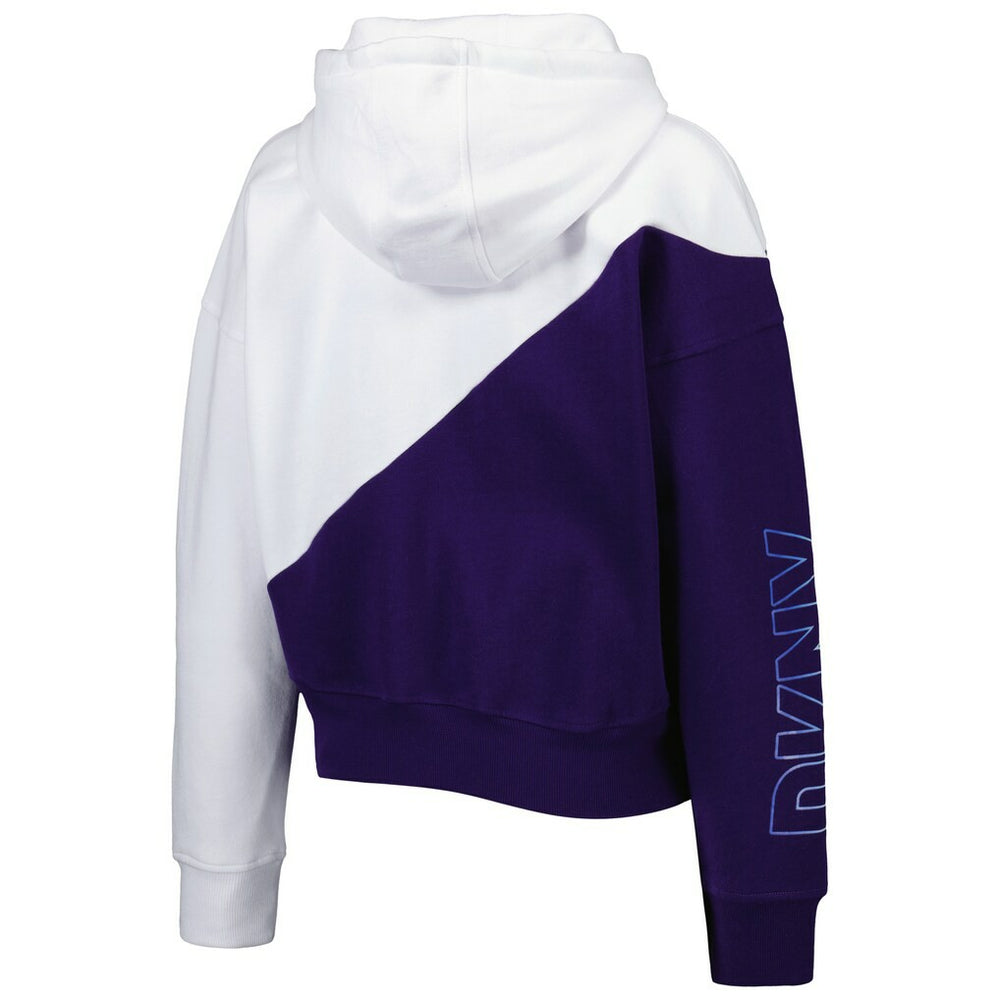 Baltimore Ravens DKNY Sport Women's Bobbi Color Blocked Pullover Hoodie | NFL On sale