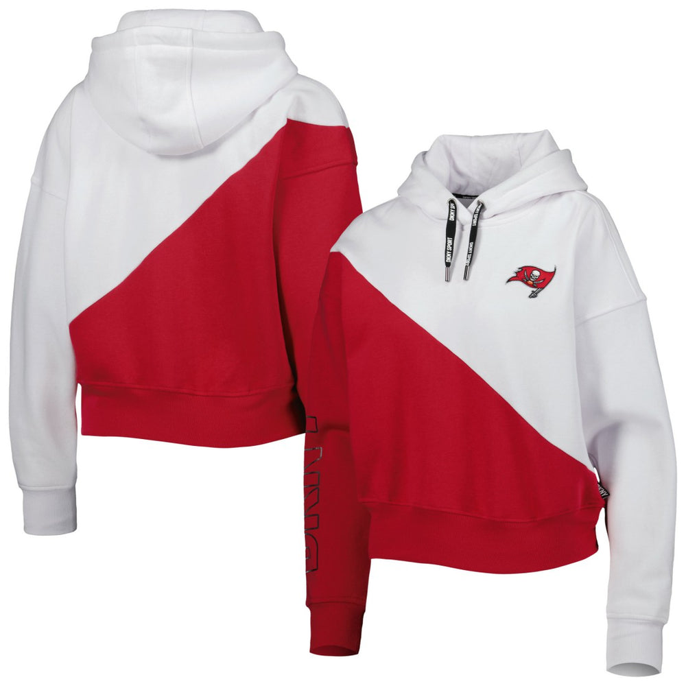 Tampa Bay Buccaneers DKNY Sport Women's Bobbi Color Blocked Pullover Hoodie | NFL Discount