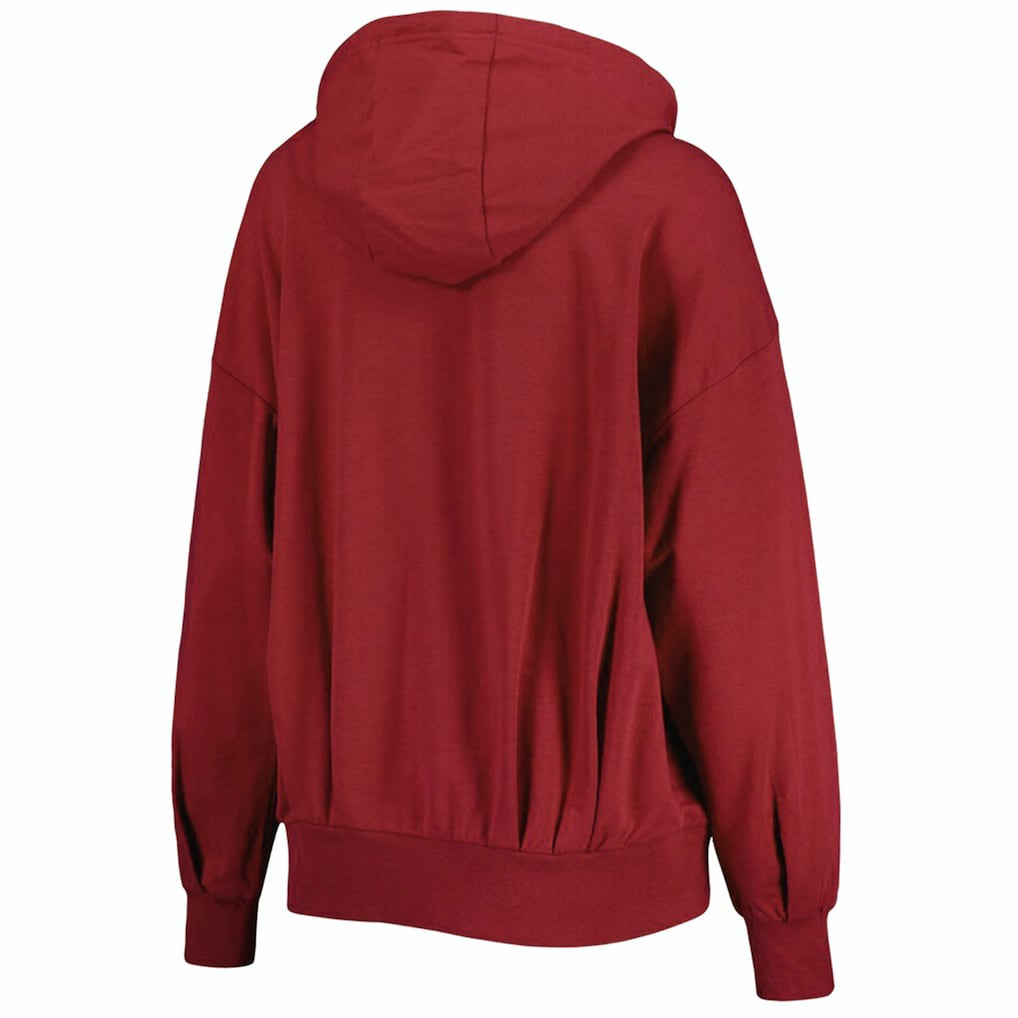 Arizona Cardinals MSX by Michael Strahan Women's Emerson Lightweight Full-Zip Hoodie | NFL Outlet