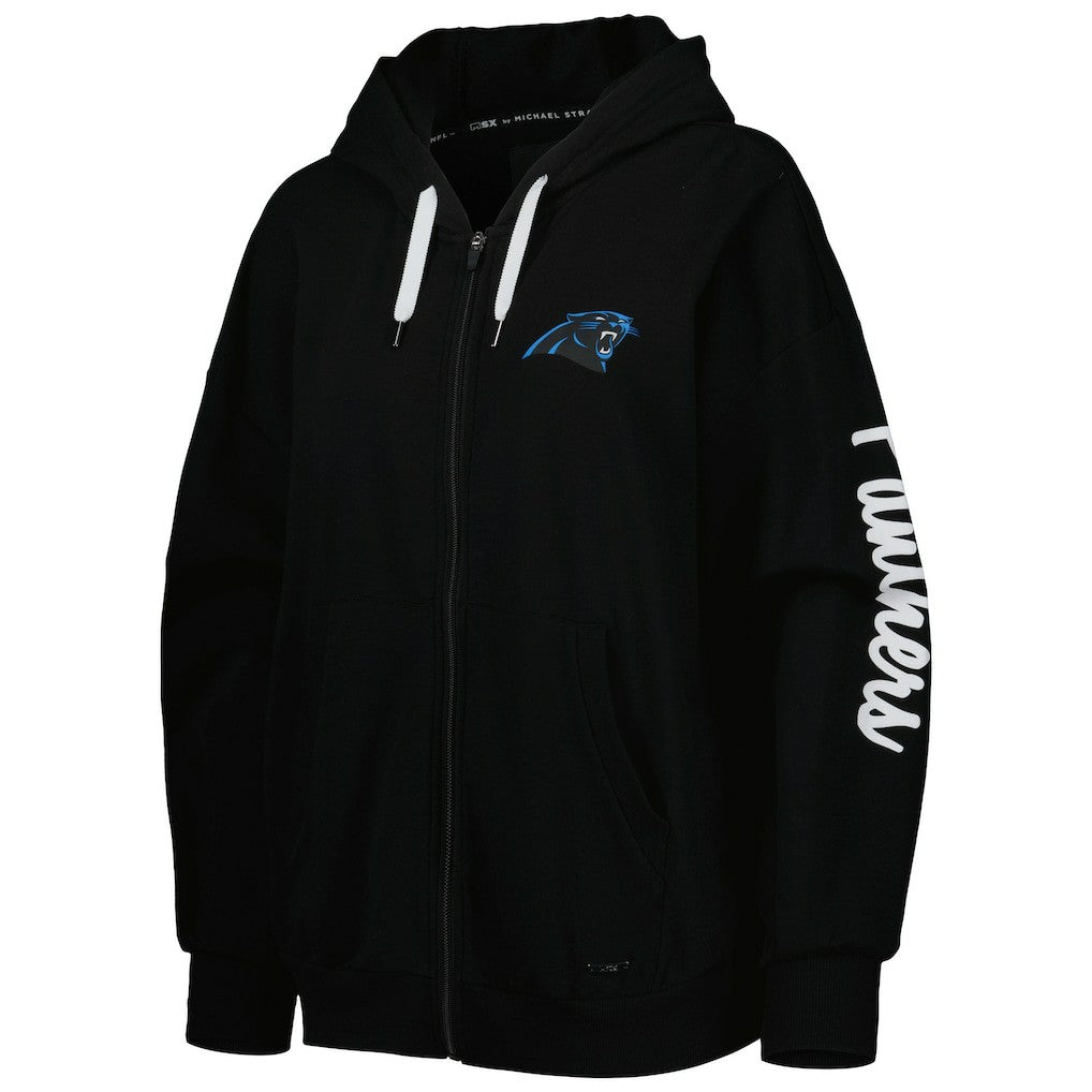 Carolina Panthers MSX by Michael Strahan Women's Emerson Lightweight Full-Zip Hoodie | NFL Near me