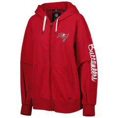Tampa Bay Buccaneers MSX by Michael Strahan Women's Emerson Lightweight Full-Zip Hoodie | NFL Hot