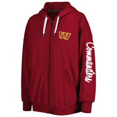 Washington Commanders MSX by Michael Strahan Women's Emerson Lightweight Full-Zip Hoodie | NFL Hot
