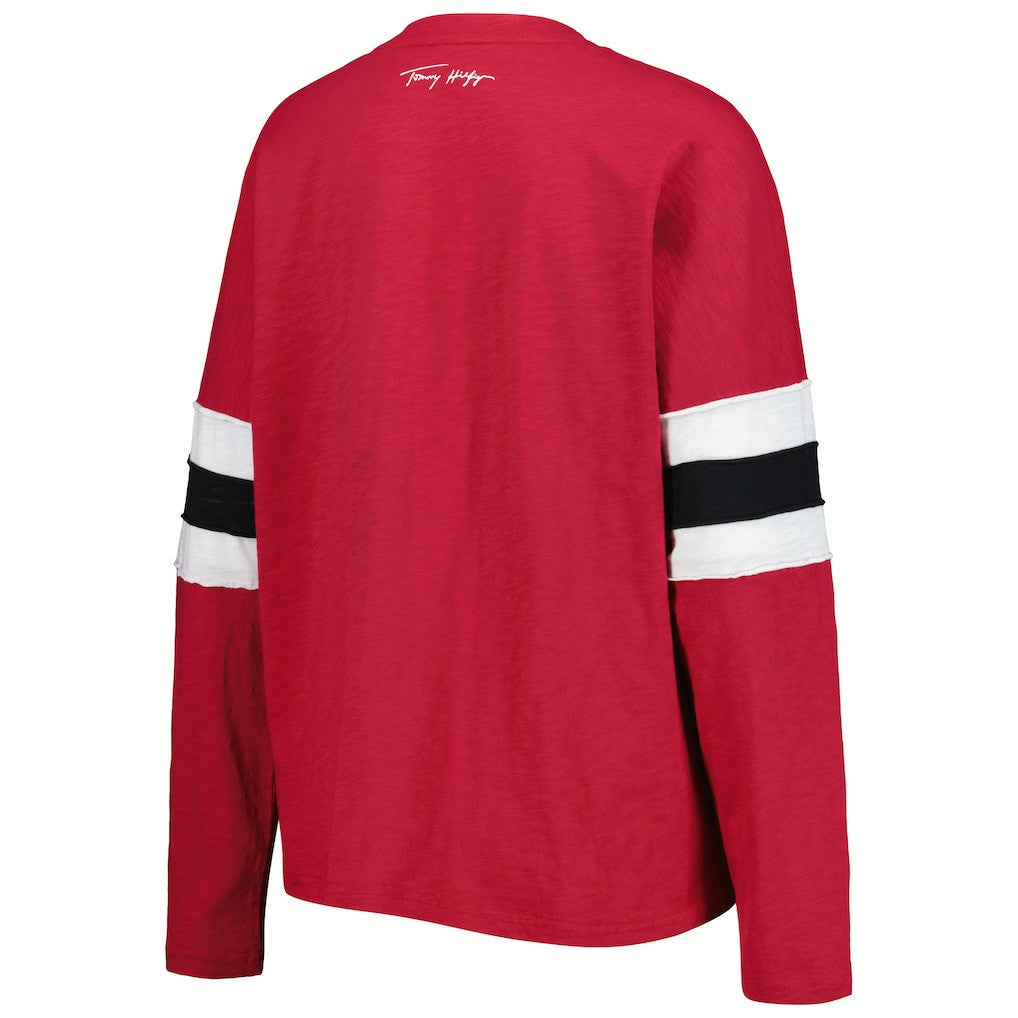 Arizona Cardinals Tommy Hilfiger Women's Justine Long Sleeve Tunic T-Shirt | NFL New