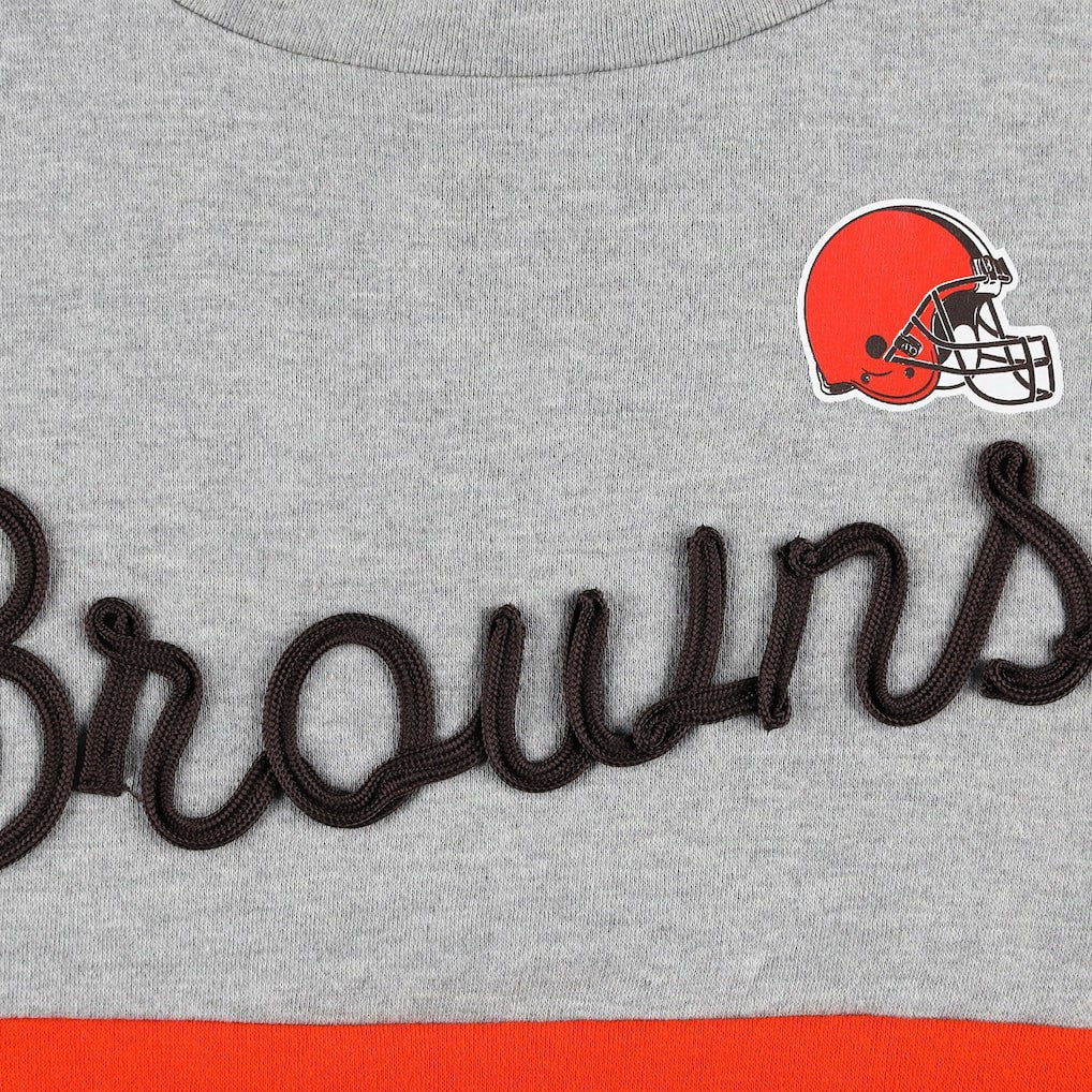 Cleveland Browns Touch Women's Outfield Deep V-Back Waist Length Pullover Sweatshirt | NFL Near me