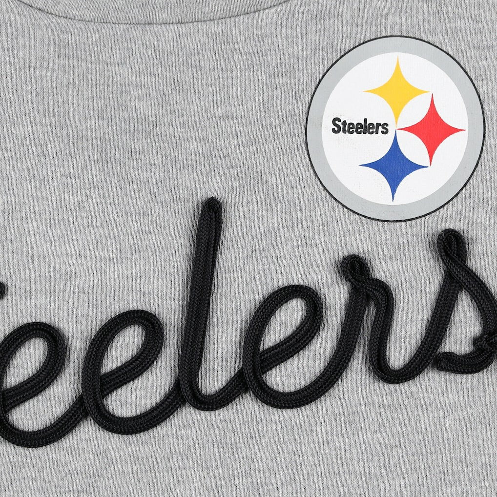 Pittsburgh Steelers Touch Women's Outfield Deep V-Back Waist Length Pullover Sweatshirt | NFL Online
