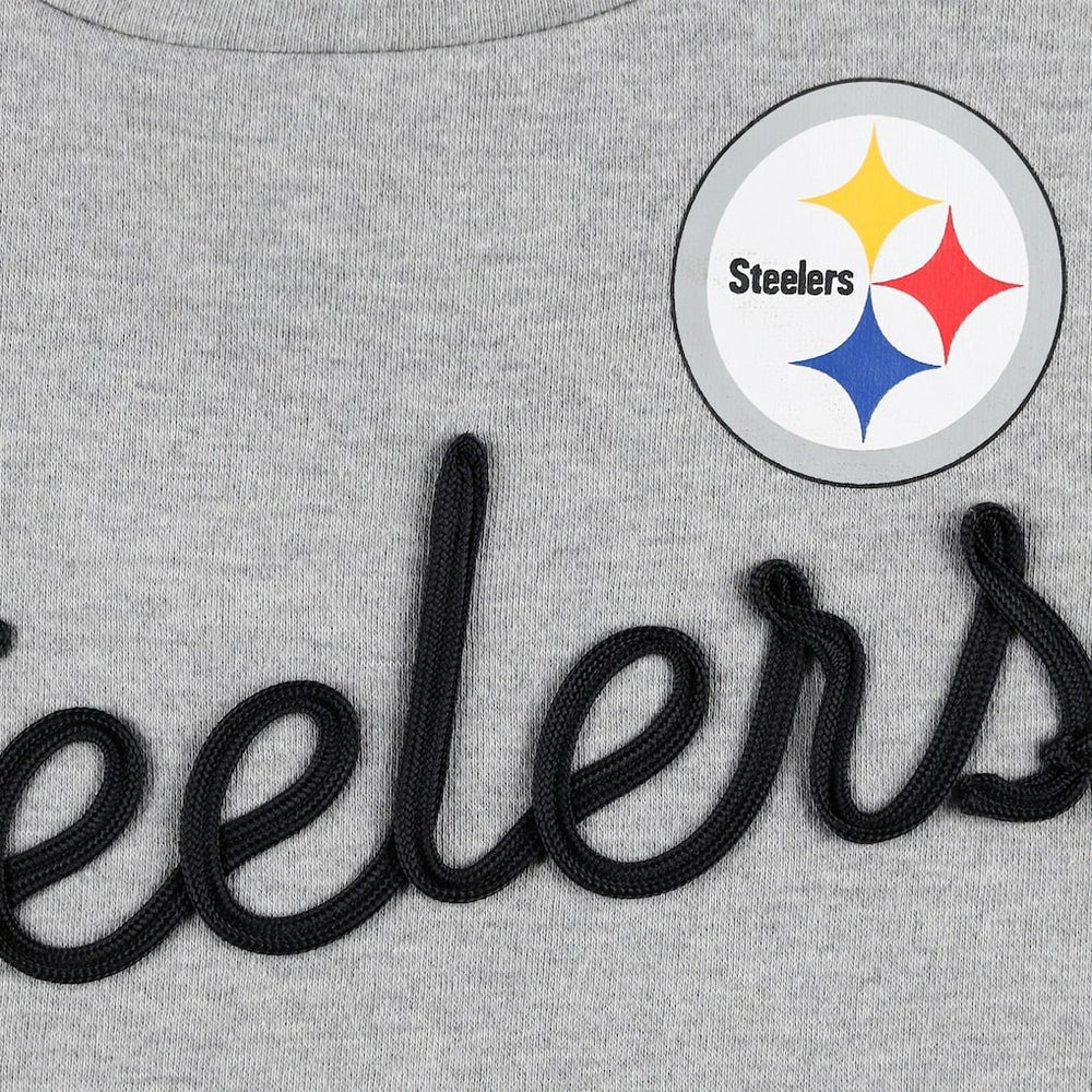 Pittsburgh Steelers Touch Women's Outfield Deep V-Back Waist Length Pullover Sweatshirt | NFL Online
