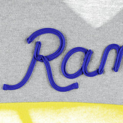 Los Angeles Rams Touch Women's Outfield Deep V-Back Waist Length Pullover Sweatshirt | NFL Hot